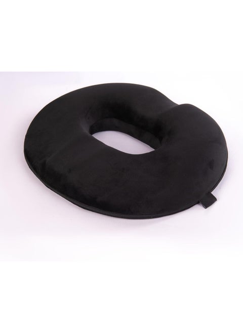 Memory Foam Hemorrhoid Pillow – Orthopedic Donut Cushion for Pain Relief – Soft and Supportive Seat Pad – Black