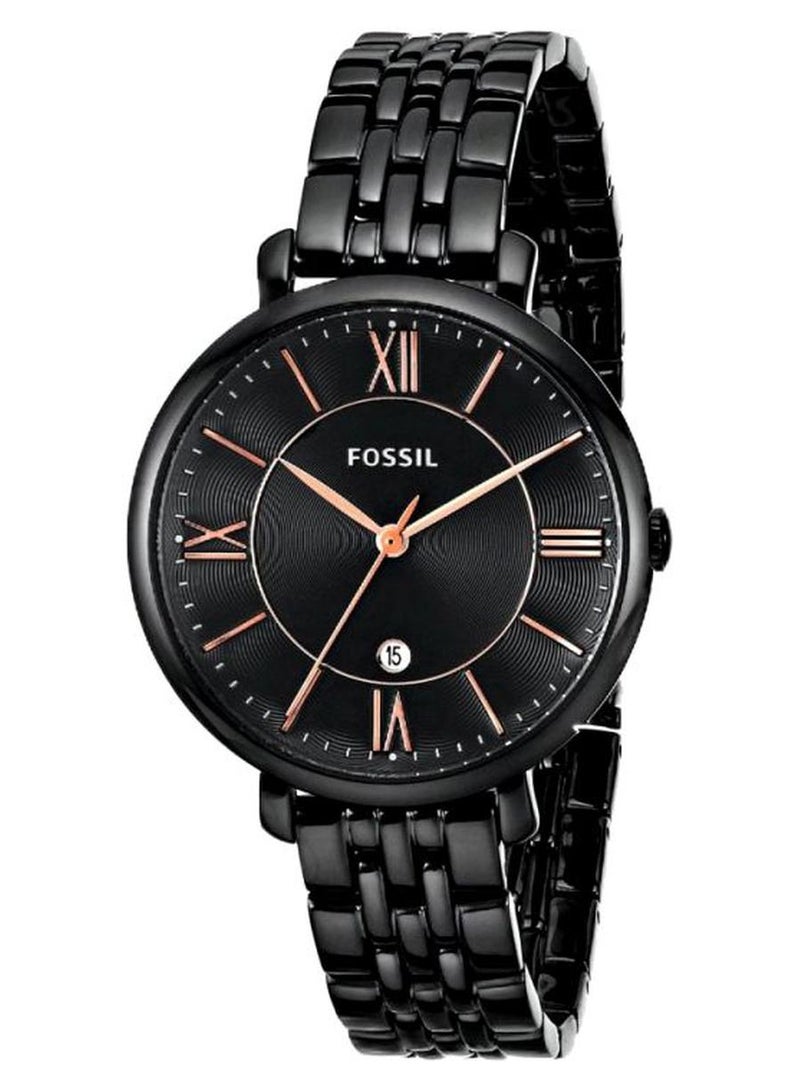 FOSSIL Women Jacqueline Water Resistant Analog Watch Es3614 - Image 1