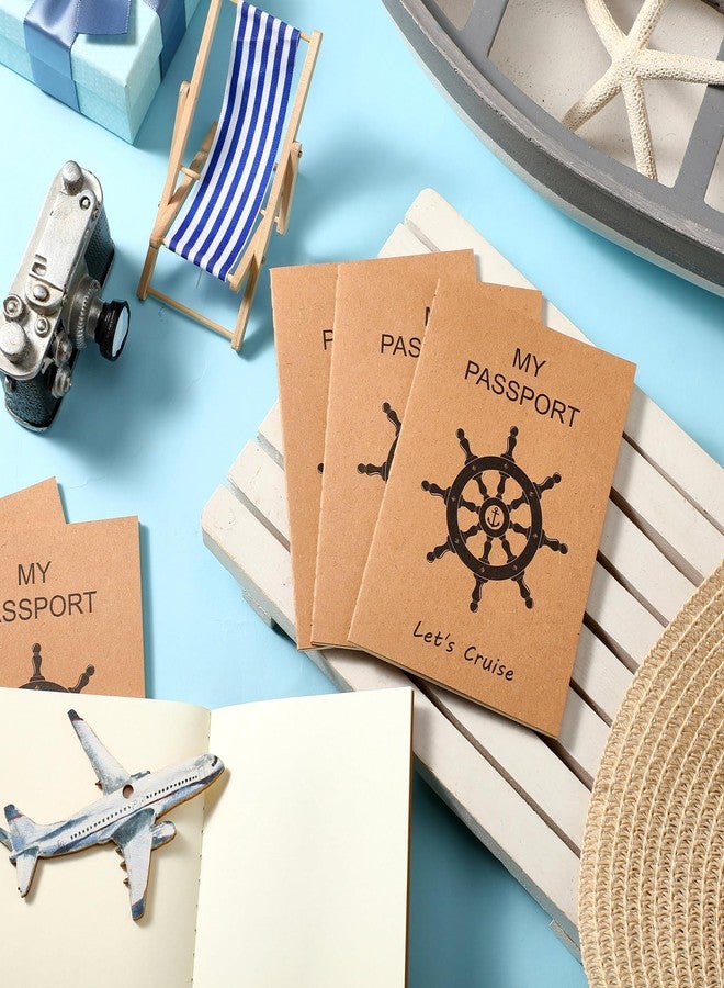 MotiMind 30 Pcs Blank Passport Notebook for Kids Bulk Fake Passport Books 3.5 x 5.1 in Travel Journal Nautical Theme for Sticker Collection World Travel Pretend Activity School Project - Image 4
