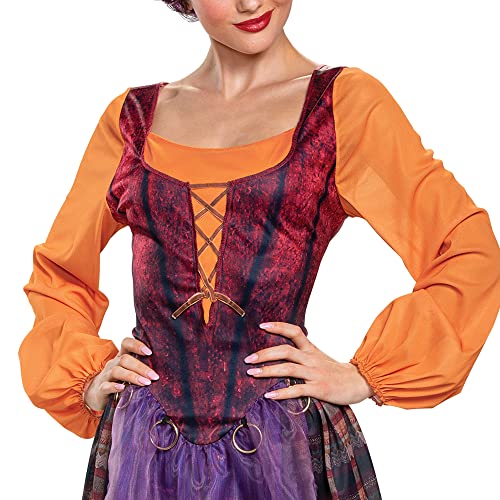 Disguise Mary Sanderson Costume Deluxe Official Disney Hocus Pocus Costume Mary Dress Adult Size Medium 810 - Image 3