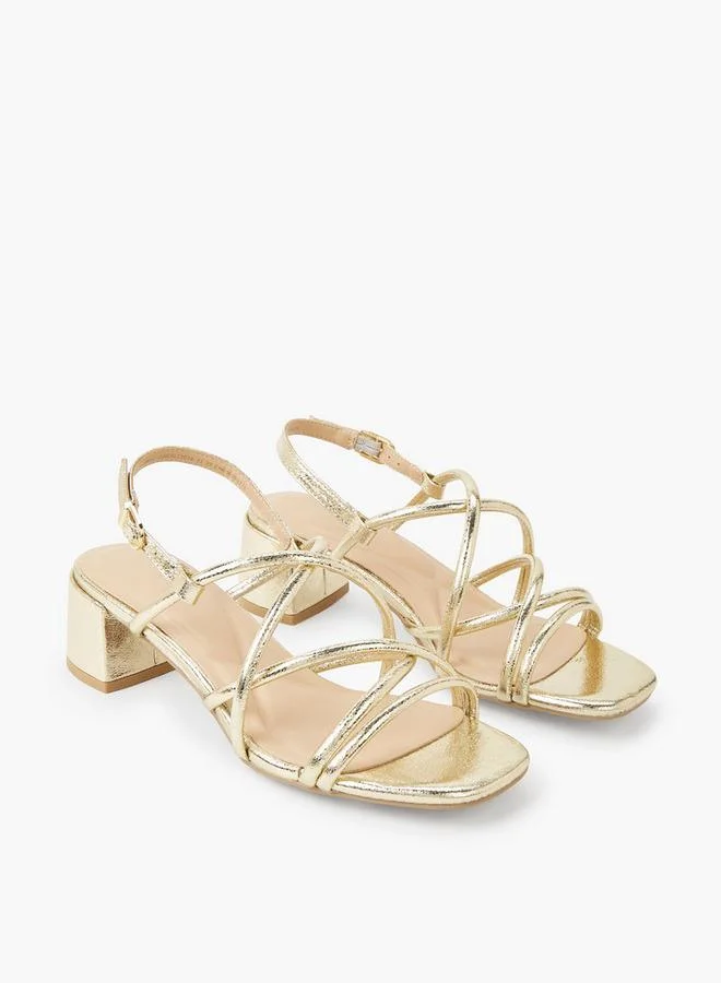 Celeste Women Strappy Block Heel Sandals