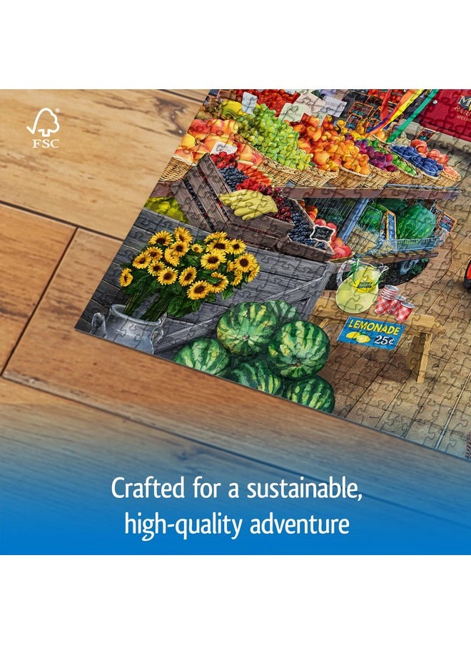 Wonder Forge Wonder Forge Farmer's Market Day 1000 Piece Jigsaw Puzzle for Adults | Unique, Perfectly-Fitting Pieces | Fun, Vibrant Imagery | Amazon Exclusive  - Image 4