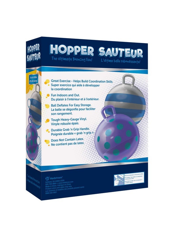 Hedstrom 15"" Metallic Purple Polka Dot Hopper (55-14602) - Image 3