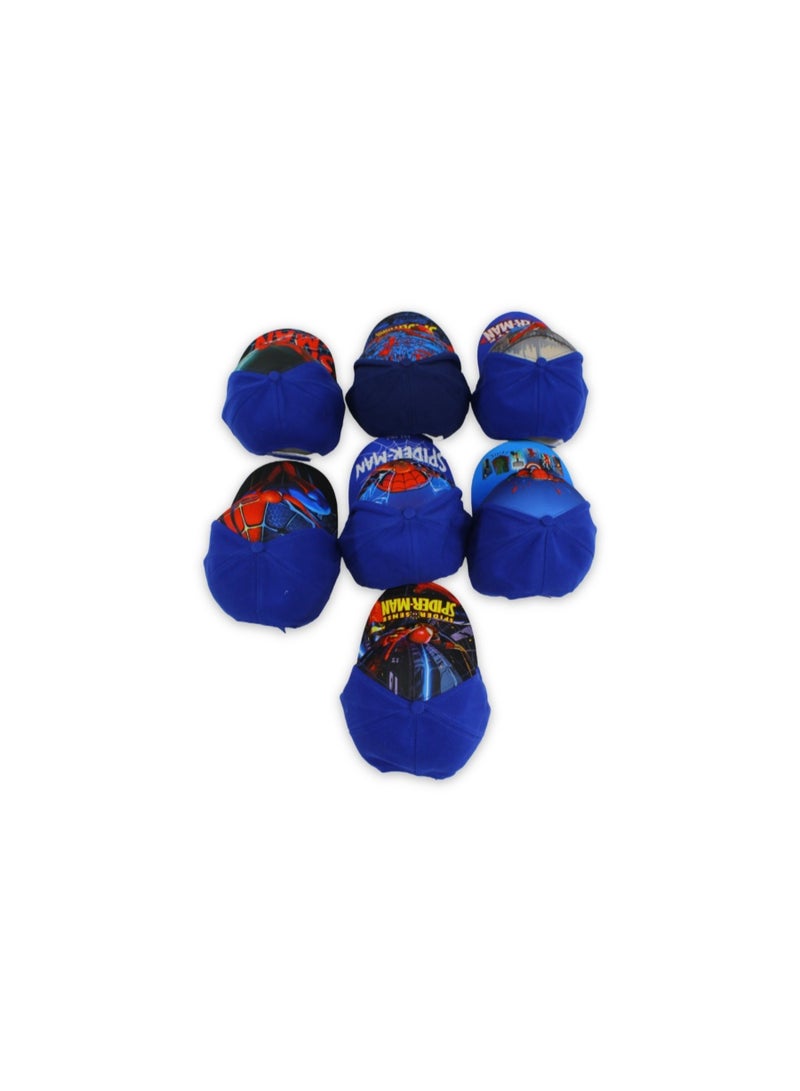 Boys Cap – Blue with Spider-Man Print - Image 2