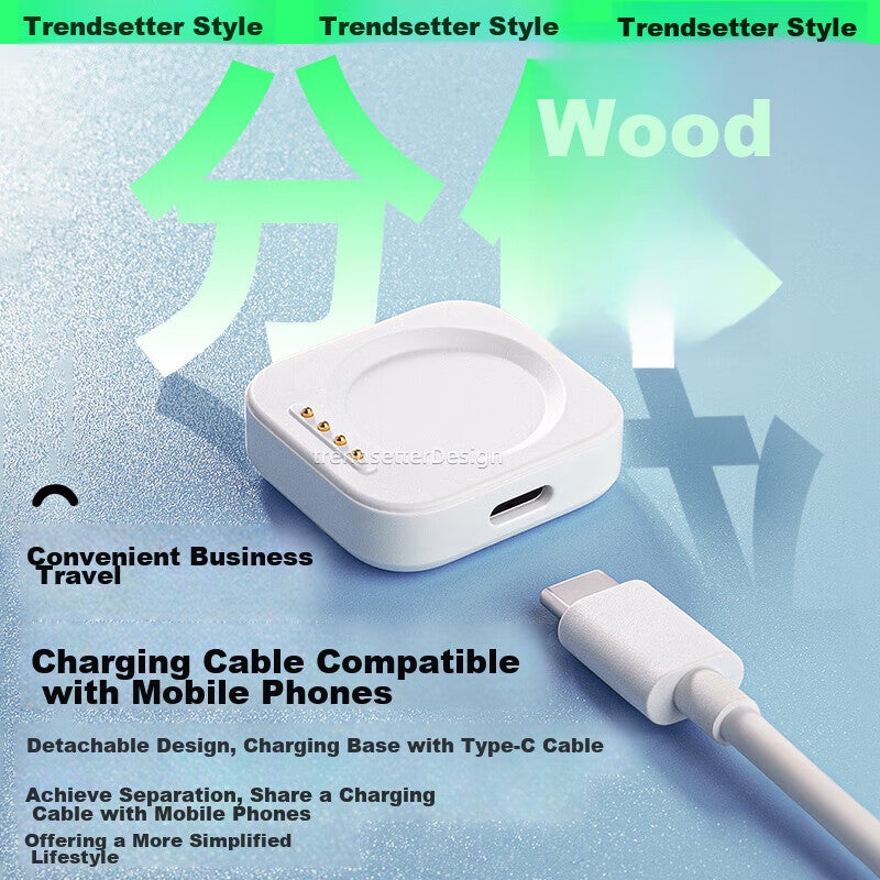 JD Jing Zao Trendsetter Compatible Charging Dock for OPPO Watch, Suitable for Watch 4 Pro/Watch 3/2/SE/Watch X/X2/Mini, Charging Cable for OnePlus 2 Watch, Magnetic Charging Accessory - Image 5