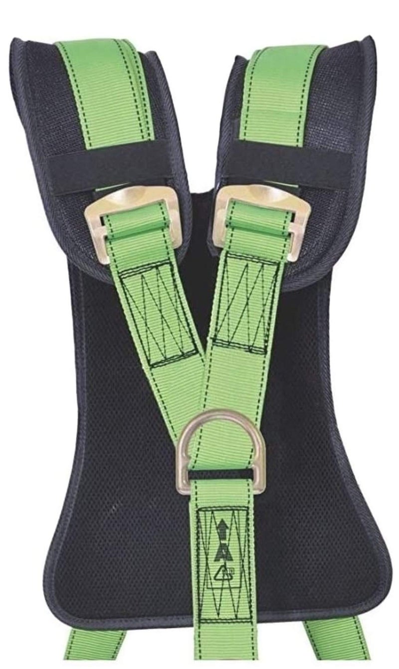 Roshan Freefall Unisex Polyester Full Body Sit Harness Climbing Safety Belt (Green) - Image 3