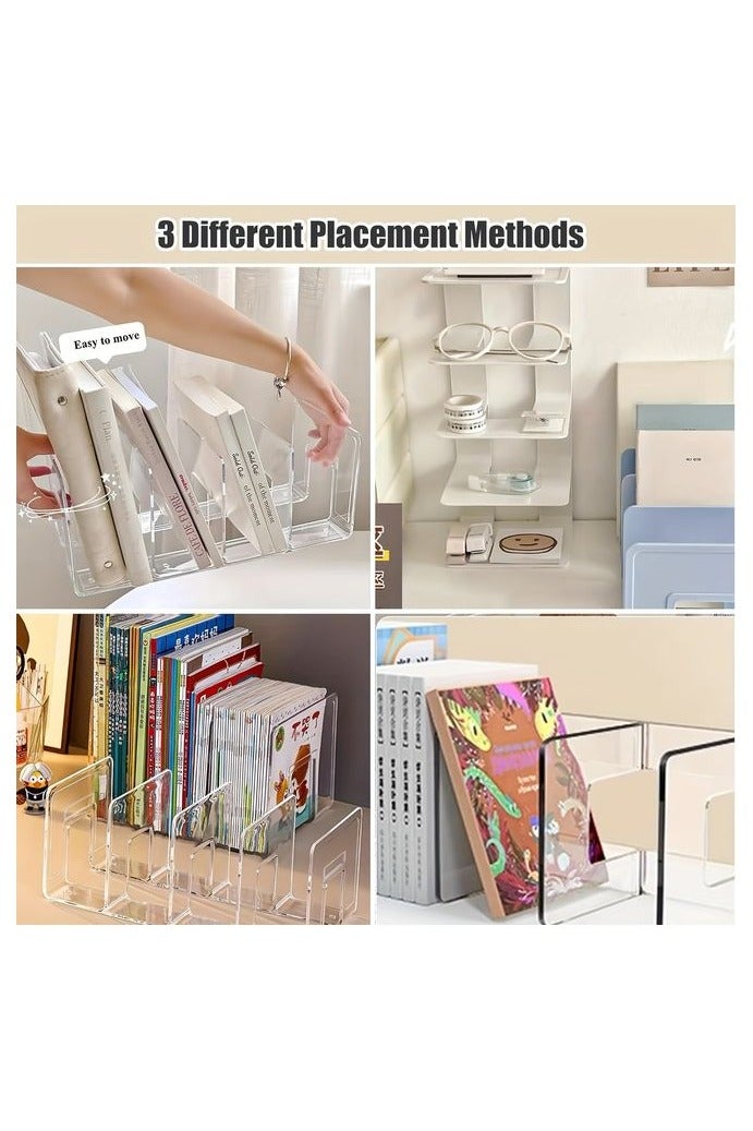 هومستر منظم حقيبة الأكريليك 4 شبكات واضح 2 حزمة، حامل فاصل صندوق شفاف لتخزين وعرض حقيبة اليد، غير ذلك (المنظمات الإضافية) - Image 5