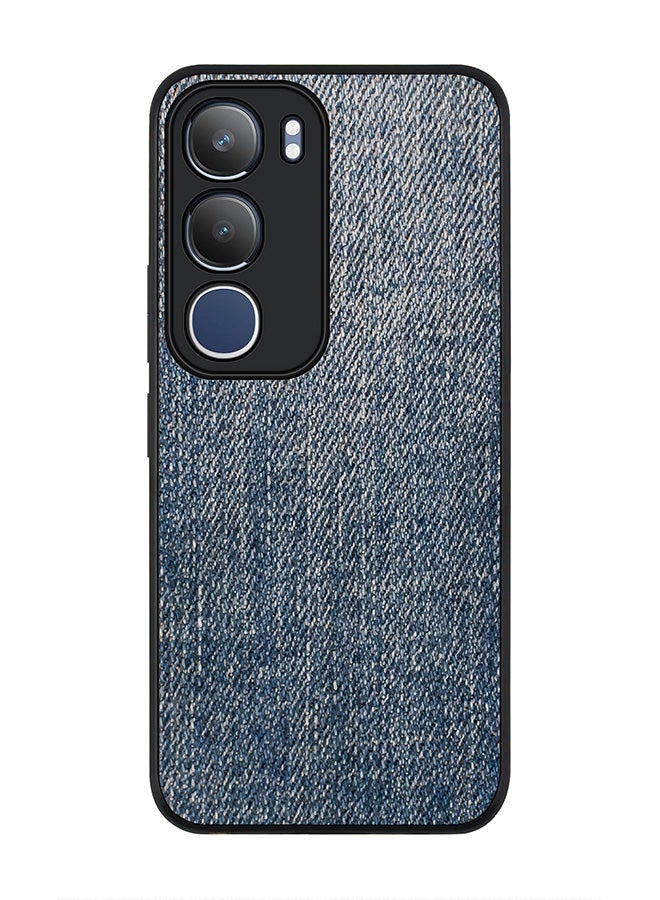 Stylizedd For vivo Y19s / Y19s Pro Case,Slim fit Camera Protection, Shockproof Thin Phone cover  - Dark Denim Print