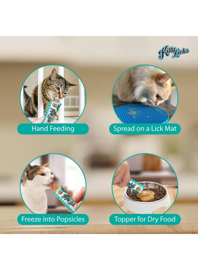 Rena Happy Cat Combo: 1 Pack of Kitty LicksTuna Lickable Treat and 1 Matatabi Stick Cat Toy with Tassels - Image 2