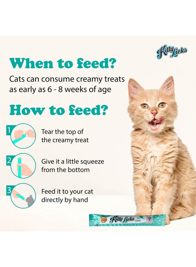 Rena Happy Cat Combo: 1 Pack of Kitty LicksTuna Lickable Treat and 1 Matatabi Stick Cat Toy with Tassels - Image 4