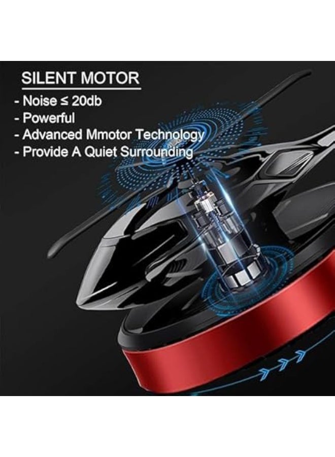 UShop U-Shop solar-powered helicopter-shaped car air freshener for the dashboard with aromatherapy diffusion. - Image 3