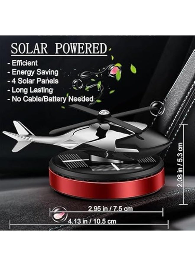 UShop U-Shop solar-powered helicopter-shaped car air freshener for the dashboard with aromatherapy diffusion. - Image 2