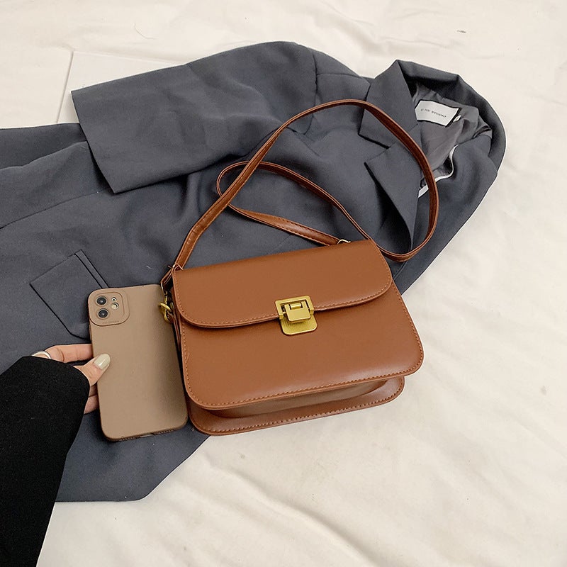 High-End Small Bag Women'S Bag 2024 Texture Niche Popular Crossbody Bag Women'S Small Square Shoulder Bag - Image 3