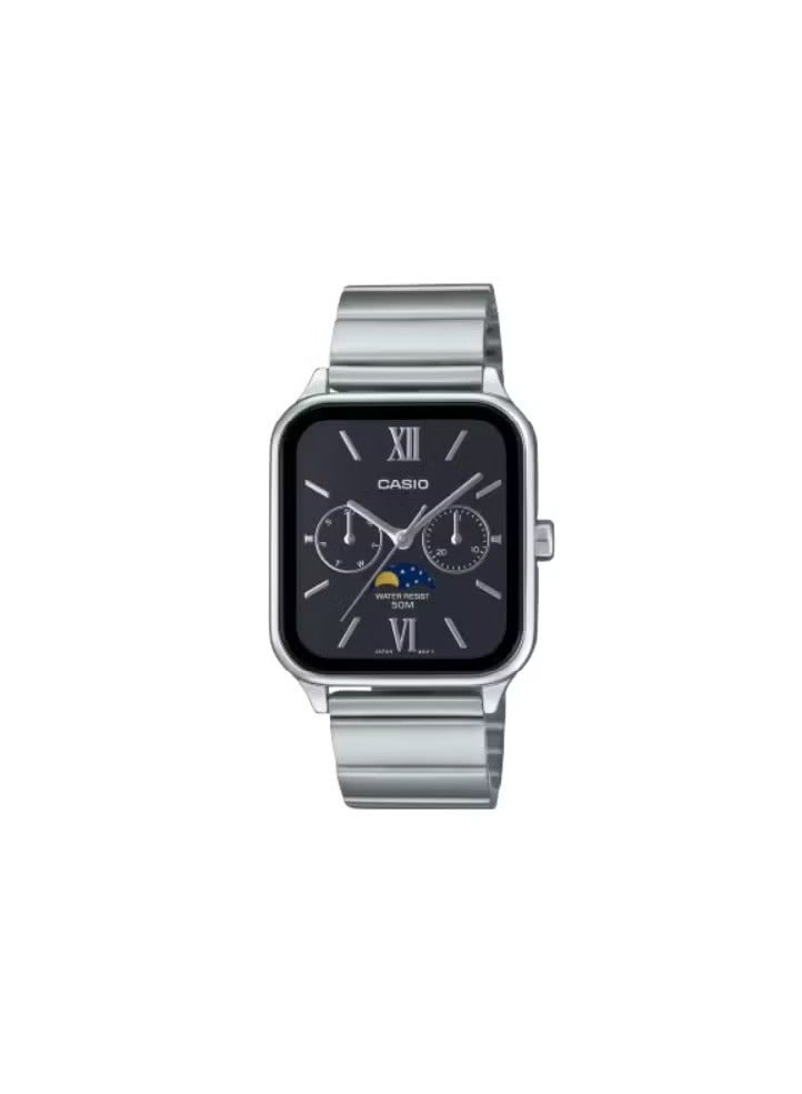 CASIO Casio Standard Analog Black Dial Stainless Steel Mens Watch MTP-M305D-1A2V  Steel Band Men's Watch