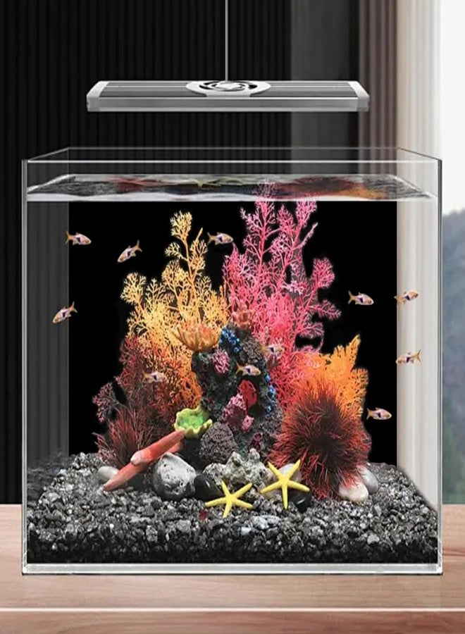 Rainmae 15.7" x 39.3" Aquarium Background, Premium Static Cling Black Fish Tank Background, Fish Backdrop for Aquarium Wallpaper, Vinyl Aquarium Poster Background - Image 5