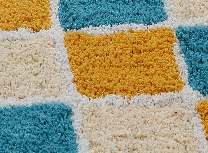 AAZEEM Abstract 4 Piece Cotton Door Mat Set - 16" x 24", Multicolour (Multi) - Image 3