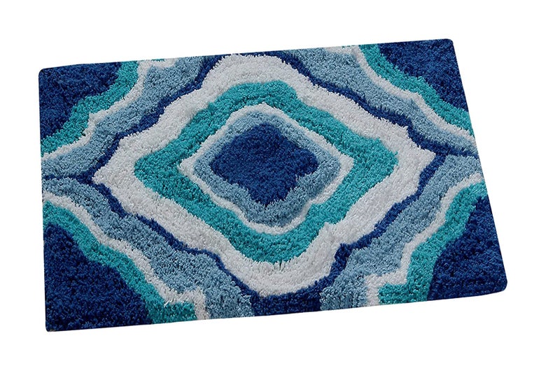 AAZEEM Abstract 4 Piece Cotton Door Mat Set - 16" x 24", Multicolour (Multi) - Image 4