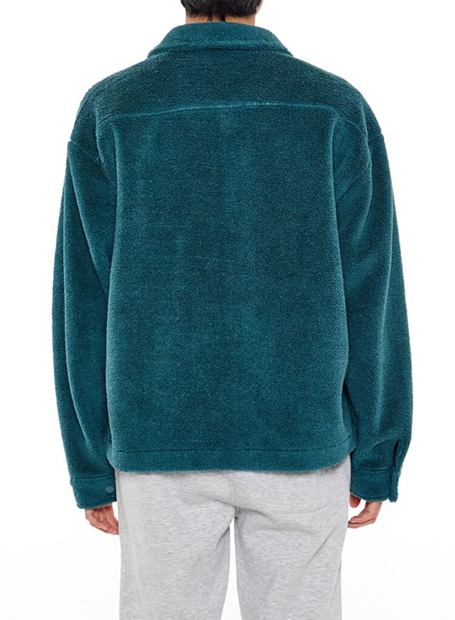 FOREVER 21 Plush Drop-Sleeve Shacket  - Image 3
