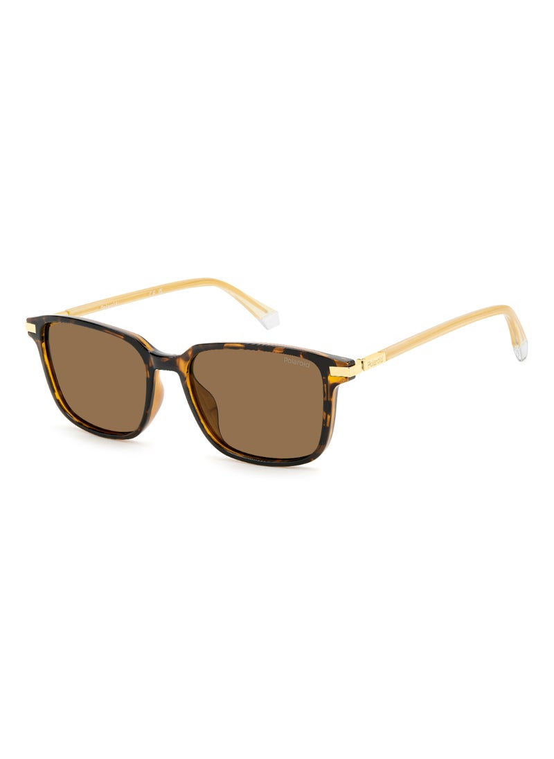 Polaroid Men's Polarized Square Shape Metal Sunglasses Pld 4169/G/S/X Gold 42 - Lens Size: 41.8 Mm - Hvn  - Image 1