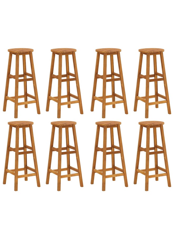 فيداكسل كراسي بار 8 ق خشب أكاسيا صلب 3115986 - Image 1