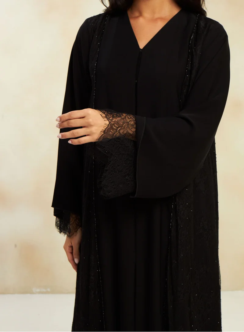 التلال فمينا  عباية ميدنايت سباركل