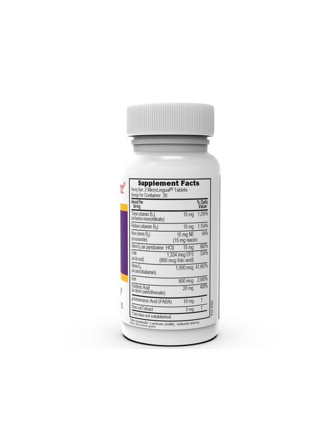 Superior Source Women’S B Complex Quick Dissolve Sublingual Tablets 60 Ct B12 1000 Mcg Plus B1 B2 B3 B5 B6 B7  Folic Acid B9 Stress Heart  Immune Support Increased Metabolism Nongmo  - Image 4