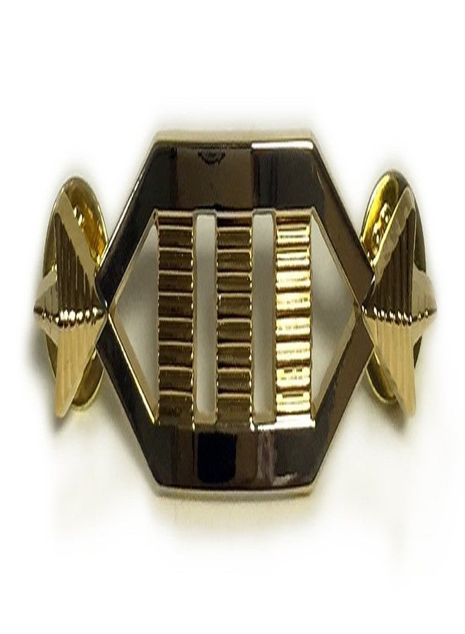 ستار تريك دبوس معدني مطلي بالمينا، مستوحى من أزياء أفلام ستار تريك الكلاسيكية، على كمّ القبطان