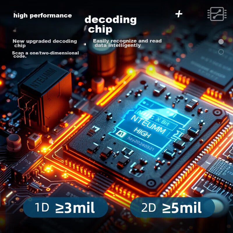JD Jing Zao NTEUMM High-Precision Wireless 2D Charging Dock, Industrial Bluetooth Barcode Scanner, Precision Factory DPM Metal Code, Universal Mini Code Payment Collector Serial Port Version, Contact Customer Service, I8 - Image 5