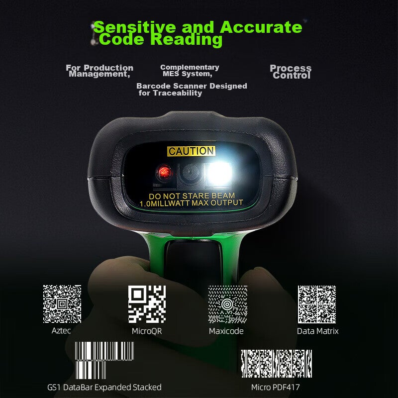 JD Jing Zao NTEUMM High-Precision Wireless 2D Charging Dock, Industrial Bluetooth Barcode Scanner, Precision Factory DPM Metal Code, Universal Mini Code Payment Collector Serial Port Version, Contact Customer Service, I8 - Image 2