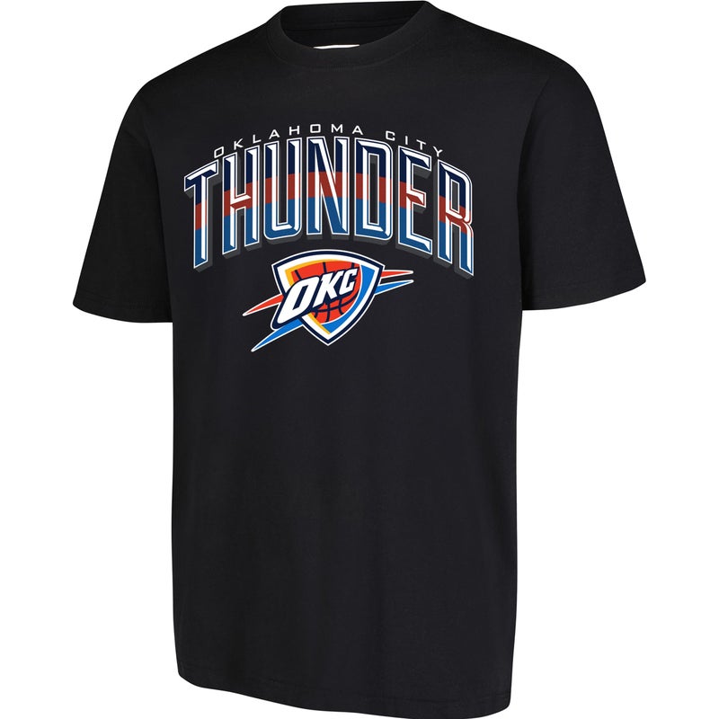 Ultra Game NBA Official Mens Super Soft Supreme TShirt Unisex Oklahoma City Thunder Black Small - Image 2