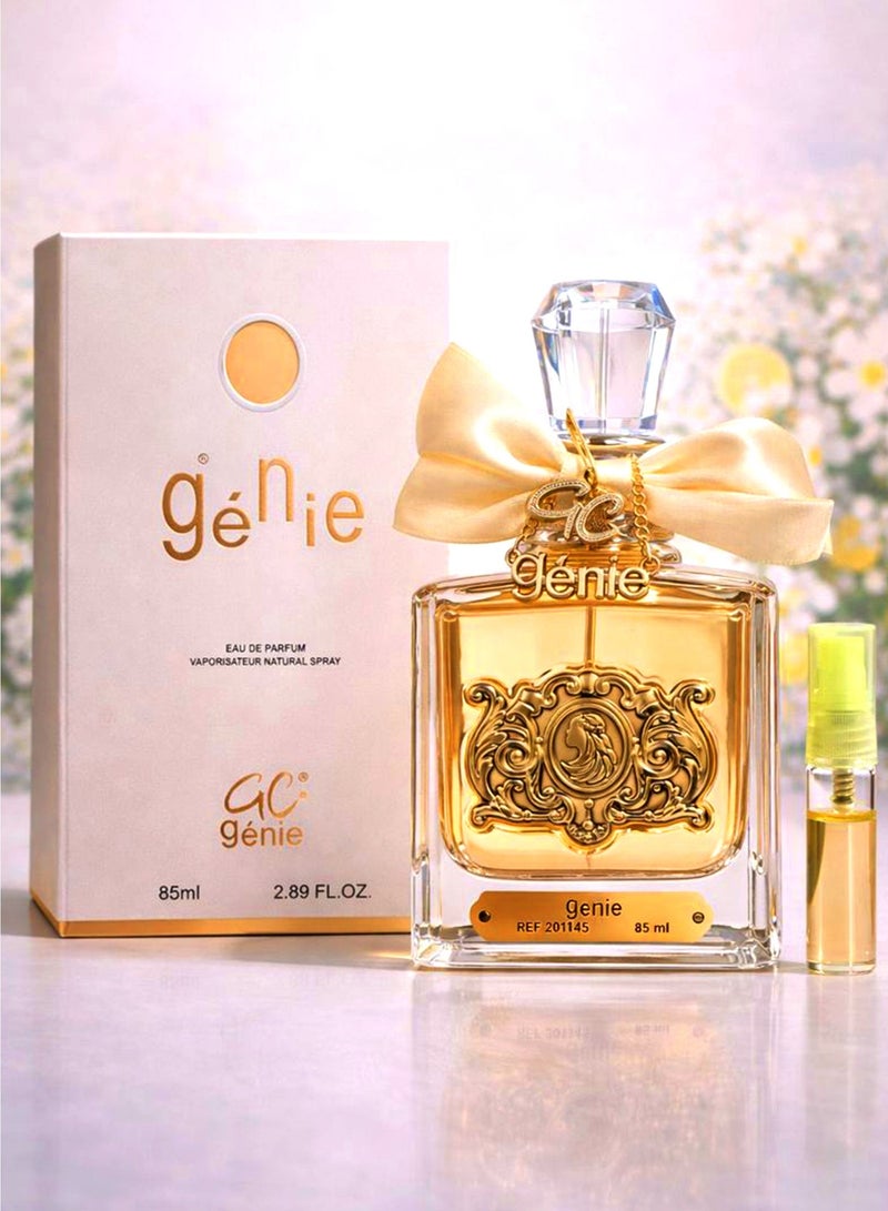 Genie Collection Luxury Perfume for Women Genie Collection No. 1045 85ml | Long Lasting Women Perfume with Sweet Fruity, Fresh and Aquatic Notes | Best Perfume for Women with a Free 5ml Travel Spray - Image 2