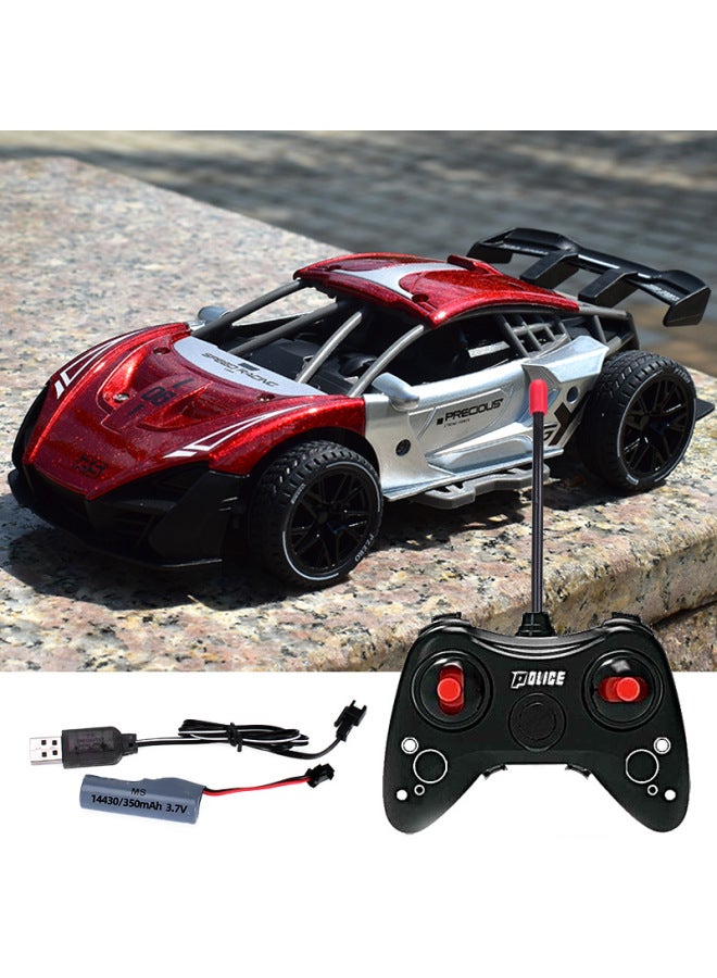 1:20 Skeleton Alloy Remote Control Car Boy PK Racing Car Four-way Rechargeable Remote Control Toy Car Wholesale-Color:Type A: Blue 06 Alloy Remote Control Racing Car-Proportion:Chinese Packaging (portable Window Box 39*7 * 30cm) - Image 3