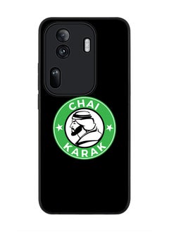 Stylizedd Rugged Black Edge Case for Oppo Reno11 Pro, Slim fit Soft Case Flexible Rubber Edges Anti Drop TPU Gel Thin Cover -  Chai Karak  - Image 1