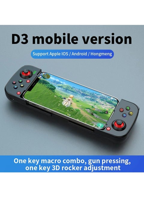 D3 Stretch Gamepad Mobile Wireless Gamepad Bluetooth 5.0 Android Phone Ios Direct Connection Mfi Gamepad