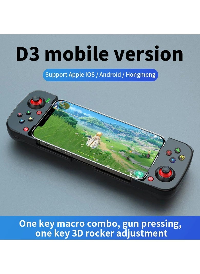 D3 Stretch Gamepad Mobile Wireless Gamepad Bluetooth 5.0 Android Phone Ios Direct Connection Mfi Gamepad