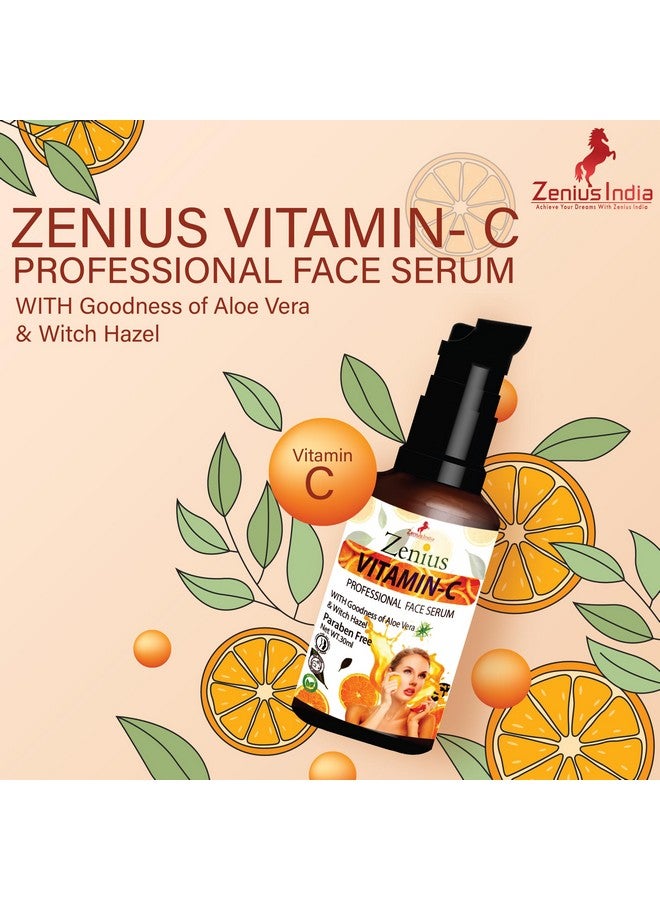 Zenius India سيروم الوجه زينيوس فيتامين سي للبشرة المتألقة والبشرة المعرضة لحب الشباب | سيروم وجه فيتامين سي | عبوة (2) - Image 3
