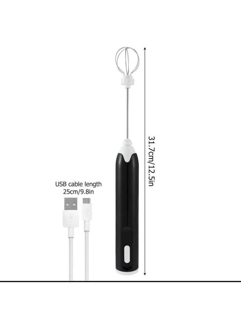 مضرب بيض 2×1 يعمل بالشحن – 3 سرعات مختلفة مع وصلة USB AB  - Image 2