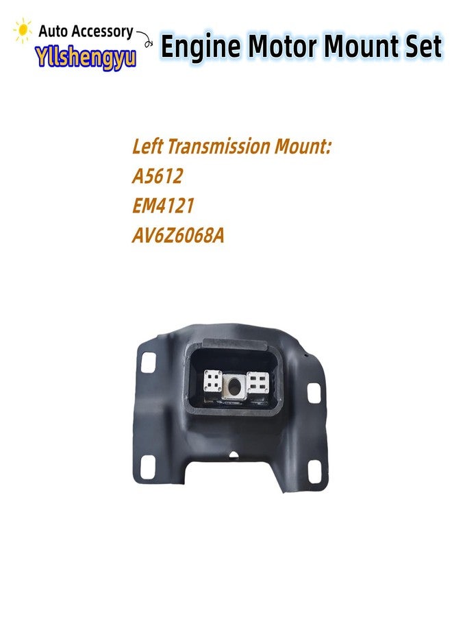 Yllshengyu 3Pcs Engine Motor Transmission Mount Set Compatible with Focus 2012 2013 2014 2015 2016 2017 2018 2.0L L4 Replacement for A5520 CV6Z6068A A5646 CV6Z6038C A5612 AV6Z6068A - Image 5