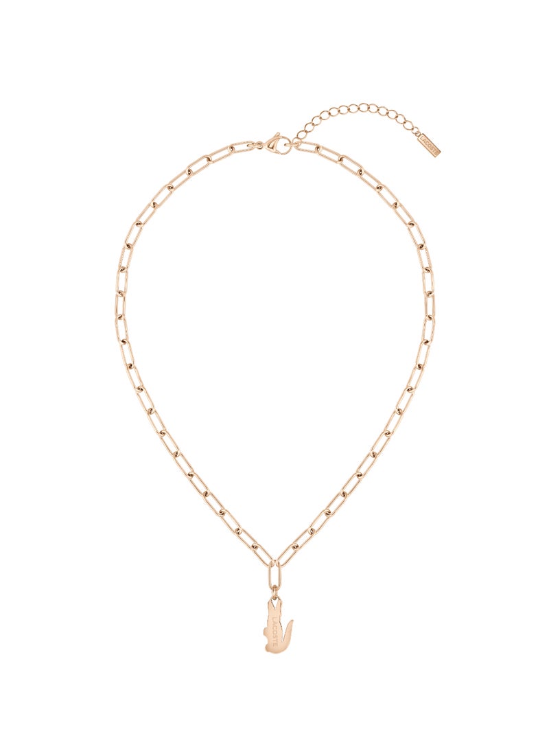 LACOSTE قلادة نسائية من مجوهرات لاكوست على شكل تمساح - 2040304 - Image 1