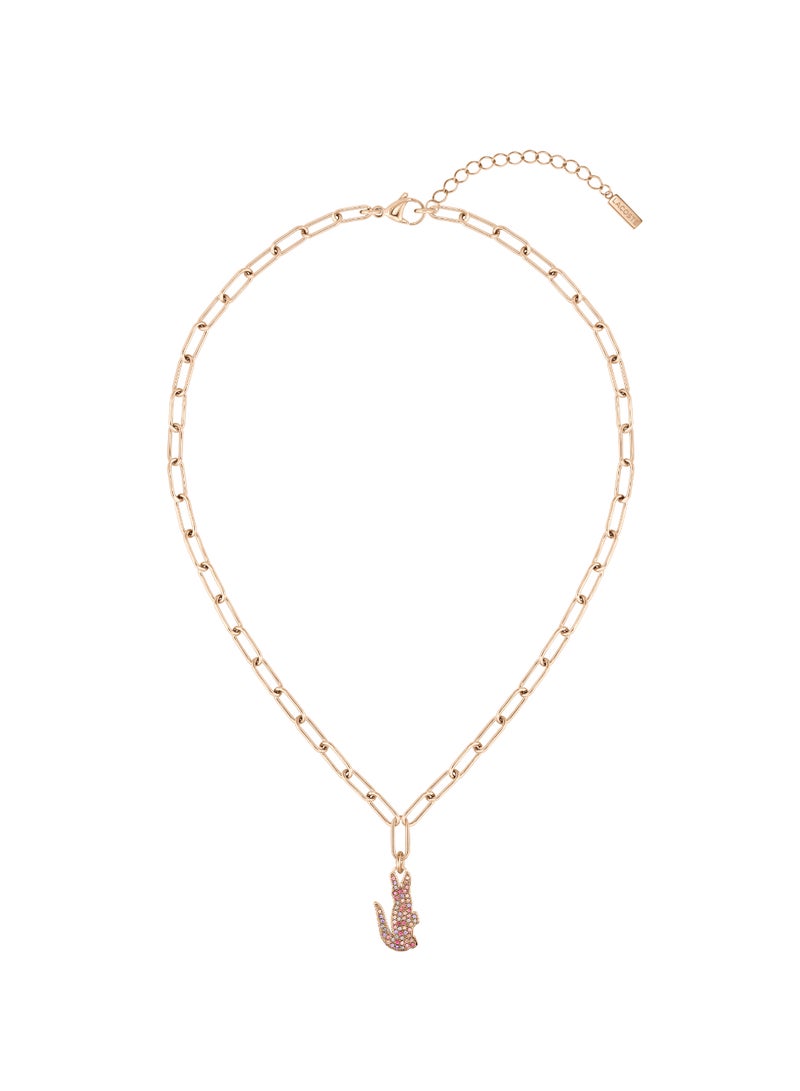 LACOSTE قلادة نسائية من مجوهرات لاكوست على شكل تمساح - 2040304 - Image 3