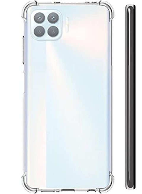 For oppo a93 / a73 / f17 pro back cover king kong super protection 4 cornar - clear