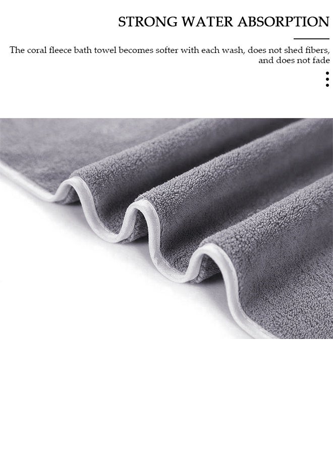 DUNISO لفافة منشفة للرجال، مجموعة مناشف حمام للرجال سريعة الامتصاص، لفافة منشفة استحمام بعد الاستحمام للرجال، منشفة جسم من الألياف الدقيقة سريعة الجفاف، لفافة حمام ناعمة، قابلة للتعديل مع أزرار كبس مرنة وجيب - Image 3