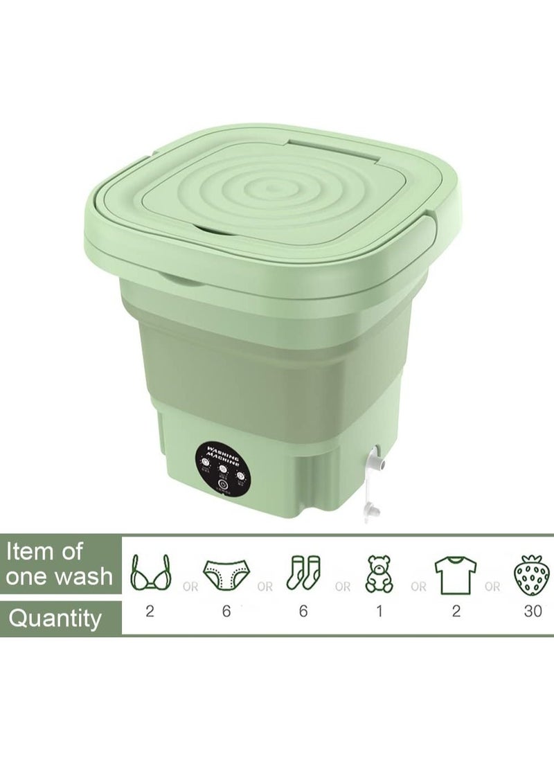 Generic - Portable Washing Machine, 6L Mini Washing Machine with 3 Modes Timing Cleaning, Portable Washer with Soft Spin and Draining - Image 1