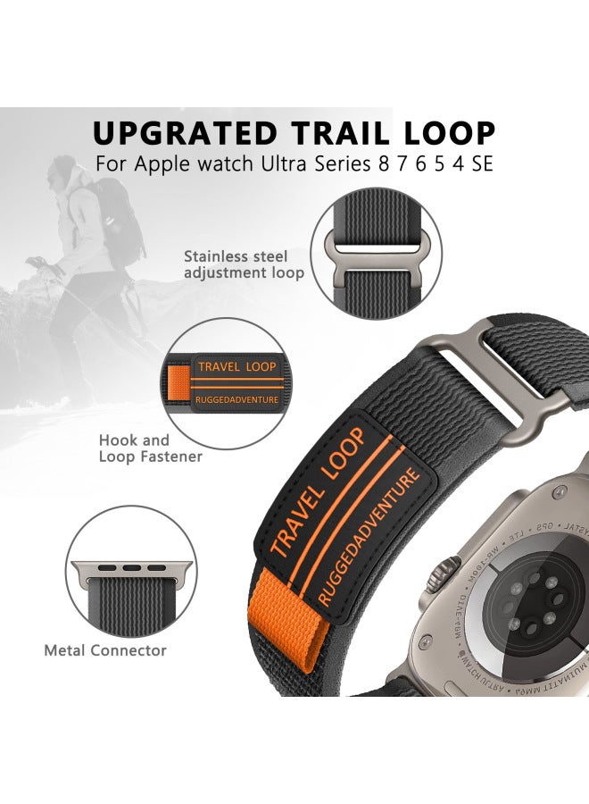 كريستد لـ Apple Watch Ultra 2 / S10 / 7 / 6 / 5 / Apple Watch S9 - سوار معدل Wild Trail - Image 2