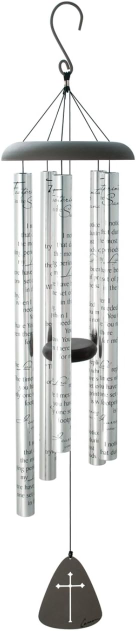 جرس الرياح كارسن هوم أكسنتس سونيت 44 بوصة آثار الأقدام في الرمال