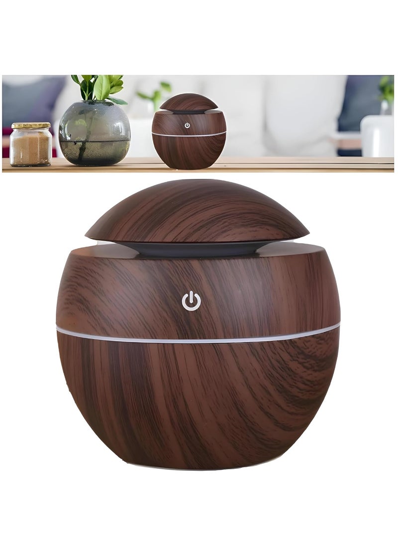 UNIQSHINE UNIQSHINE Humidifier Aroma Diffuser Ultrasonic Cool Mist Portable Mini Waterless Humidifiers with Colourful Lights AutoShut Off Technology for Large Office Home Study Spa MultiColour  - Image 1