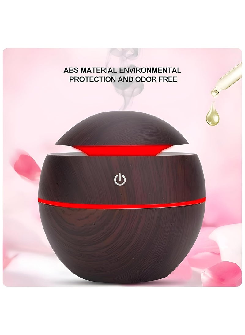 UNIQSHINE UNIQSHINE Humidifier Aroma Diffuser Ultrasonic Cool Mist Portable Mini Waterless Humidifiers with Colourful Lights AutoShut Off Technology for Large Office Home Study Spa MultiColour  - Image 4