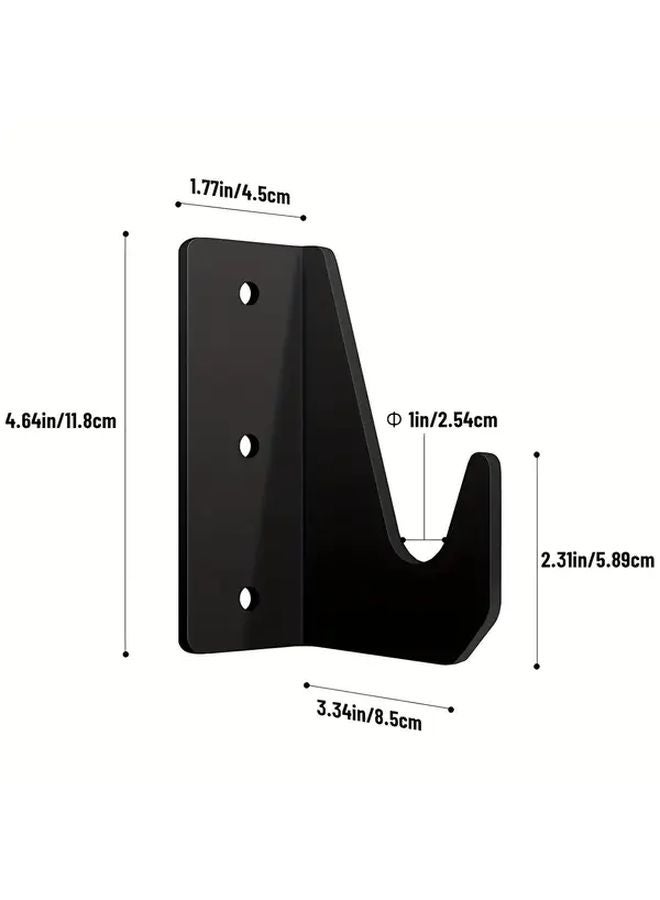 Orange Heavy Duty Metal Jack Hook Wall Mount Garage Storage Rack - Image 4