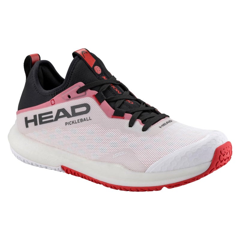 HEAD Motion Pro Men's Pickleball Shoe, White/Red, 10 - Image 1