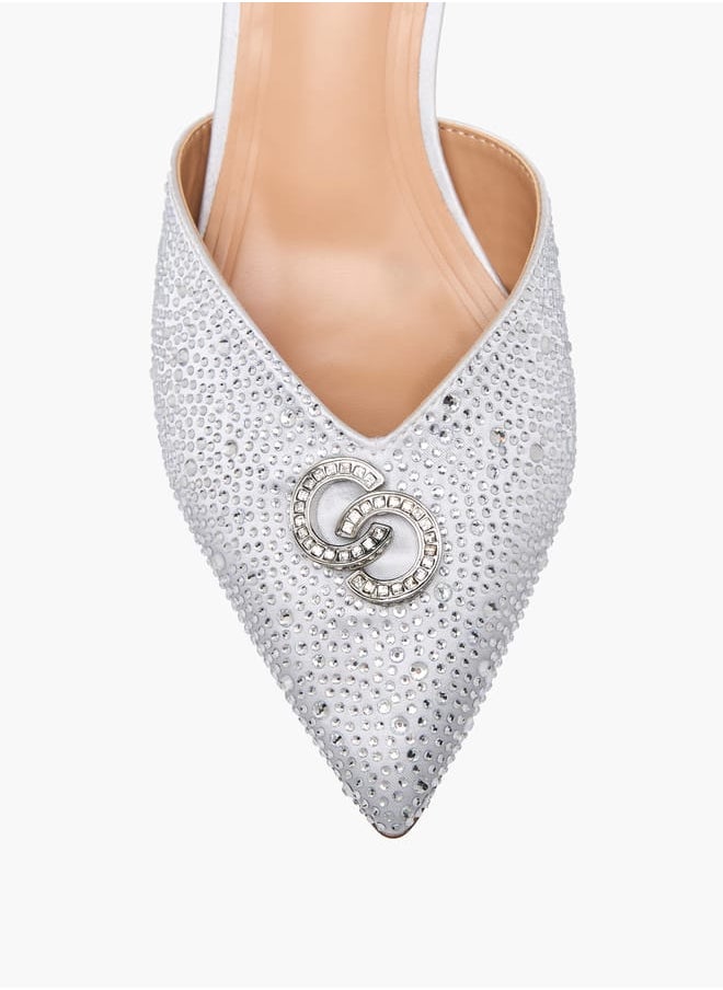 Celeste - Women's Embellished Pointed Toe Shoes with Stiletto Heels Ramadan Collection - Image 1